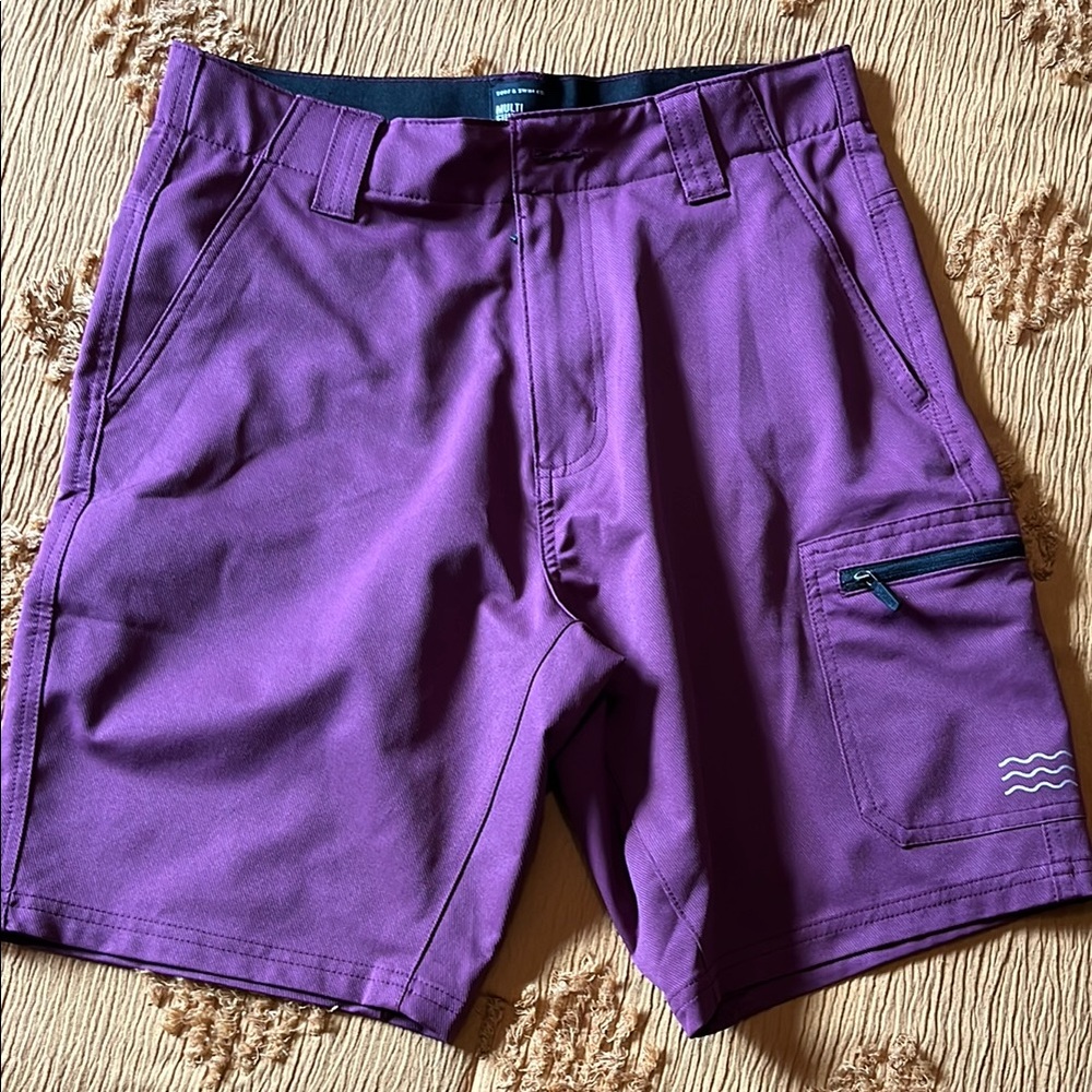 Purple Cargo / Swim Shorts size 30